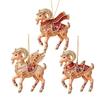 Acrylic Goat Pendant Shining Animal Hanging Decoration Zodiac Goat Souvenir  Holiday Party Decor