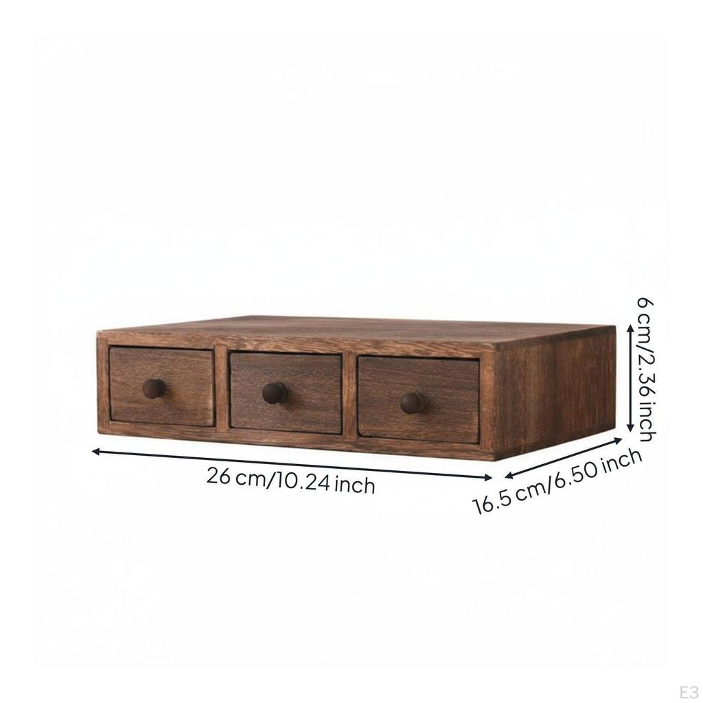 Houten Bureaulade Organizer Compact Mini Ladekastje Rommel Organisatie MultiLade Houder