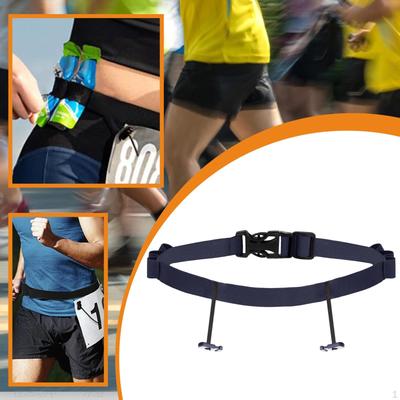 Triathlon Race Number Belt Elastic Running Adjustable, Easy To Install, Accessory