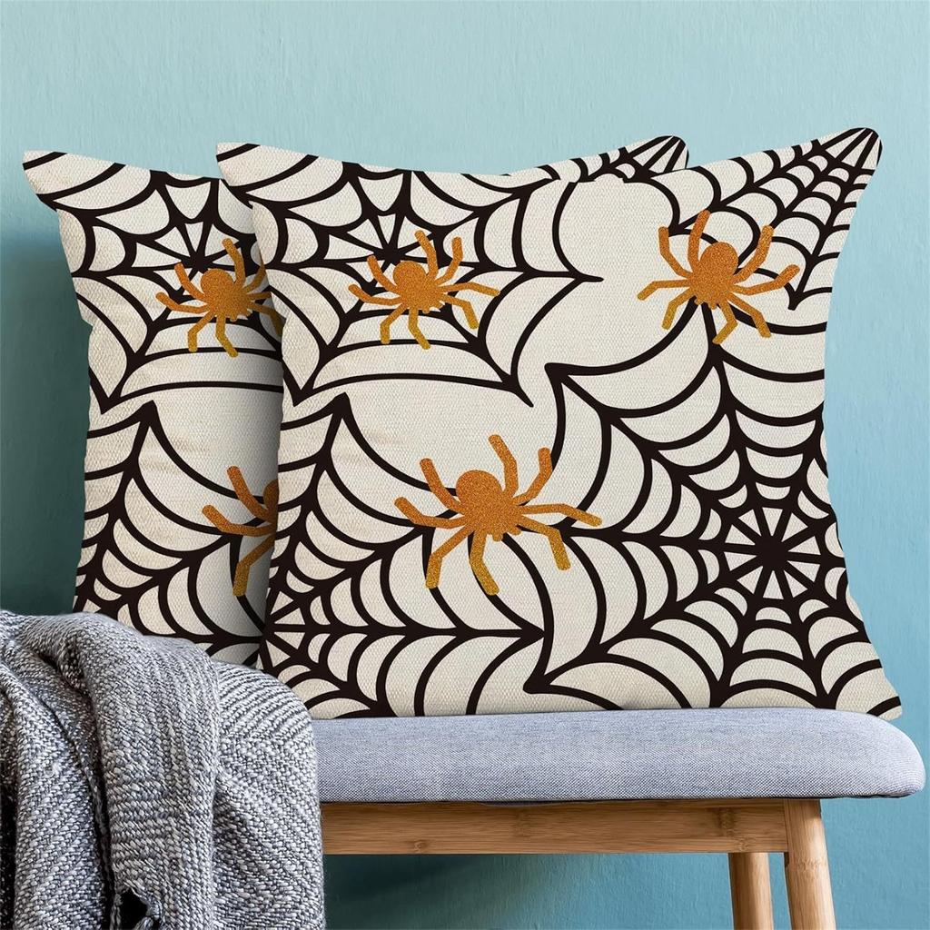 Halloween Pillow Cover Specter  Print Pillow Living Room Sofa Cushion Bedside Pillow Cover