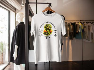 COBRA KAI KARATE KID INSPIRIERTES T-SHIRT 80er FILM GESCHENK ERWACHSENE KINDER KUNG FU