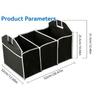 2 Pcs Non-woven Fabric Car Trunk Storage Boxes, Foldable Car Storage Bags for Vehicle Trunk Storage