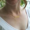 Arabic Name Necklace Symbol Choker Islamic Clavicle Chain Jewelry Couple Gift