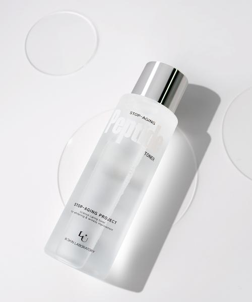 W Skin Lab Stop Aging Peptide Toner 250ml