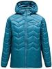 Mid-season Jacket Peak Performance Hybrid Insulation Jacket Elevate Liner Hood Hydro Fresh Blue