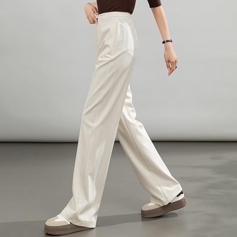 Women's High-Waist Wide-Leg Casual Suit Pants