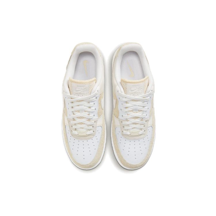 Nike  Air Force 1 07 Coconut Milk Patchwork Women Sneakers Cream Sail Summit-White DD6618-100