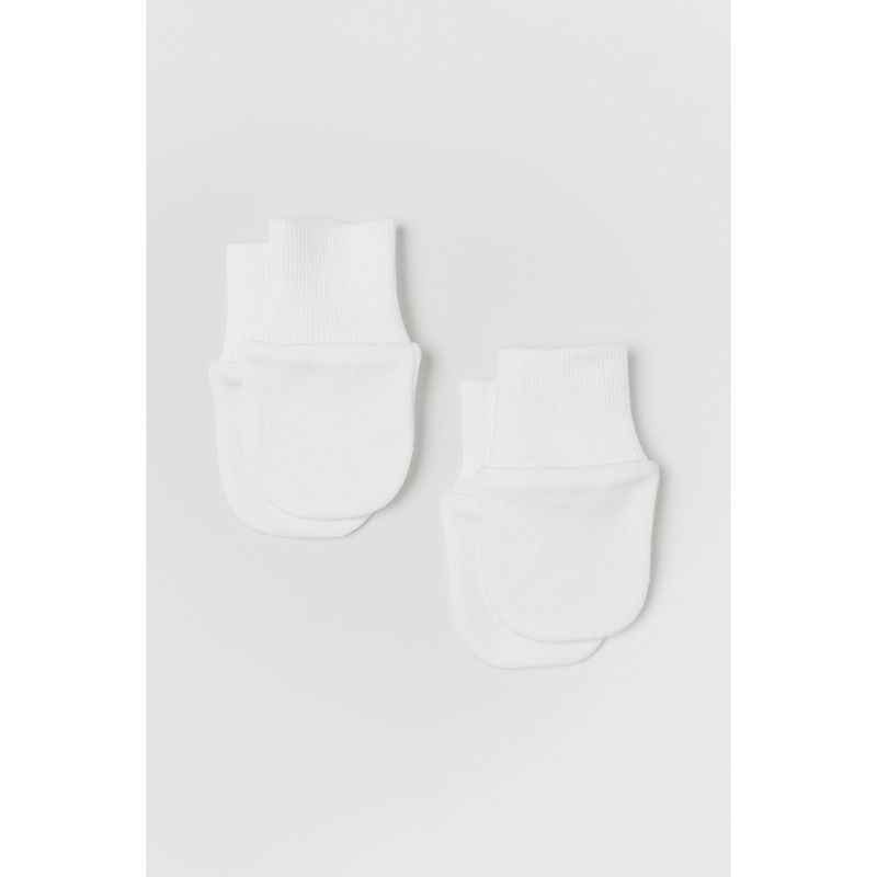 

HM Children s Clothing Baby Boys Gloves 2 Pairs Autumn Plaid Cotton Anti-Scratch Rib Minimalist Thumb-Free Gloves 0737169 52-66 White