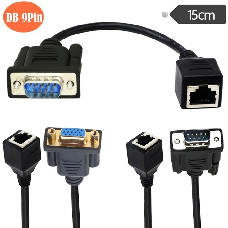 Erweitern Sie Ihre Verbindungen mit dem DB9-auf-RJ45-Verlängerungskabel und genießen Sie mehr Flexibilität.