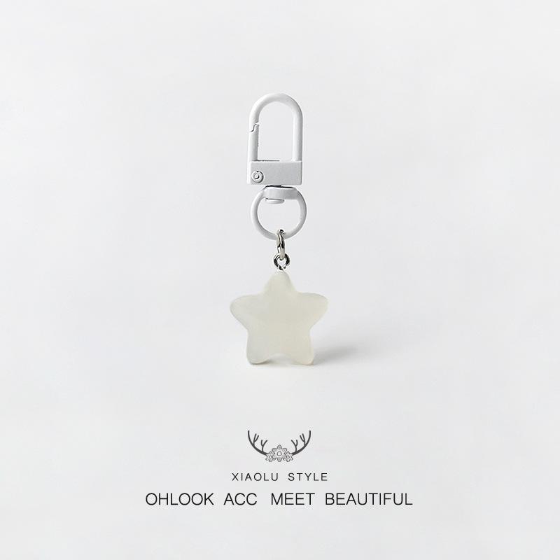 

Дофаминовый цвет Прозрачная звезда Брелок-подвеска – Креативный аксессуар для сумки