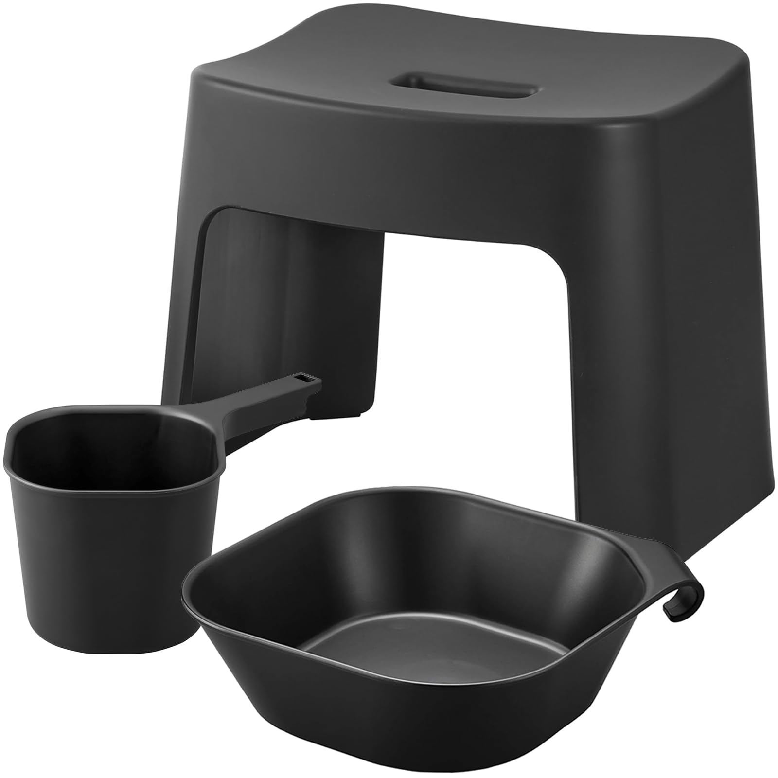 

Магнитное сиденье для ванной Yamazaki, магнитное ведро для рук, башня 1652 1563 3608, легко мыть (26см Высота) + & Липучка (большой) +