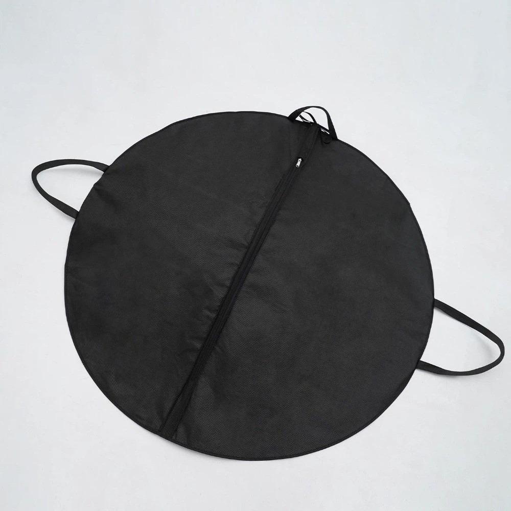 Zipper Ballet Skirt Storage Bag Non-woven Black Performance Handbag Large Capacity Waterproof Dance Accessories