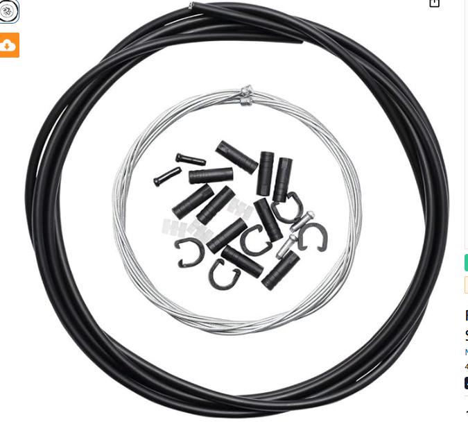 Bicycle Brake & Shifter Cable Housing Set - Universal 5mm/4mm for Mountain/Road Bikes
