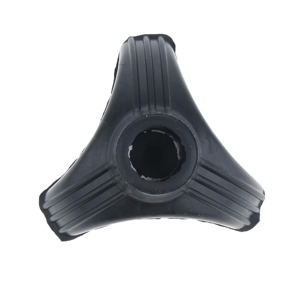 Crutches Support Base with Durable Rubber Tripod Tip 3/4 "5/8"