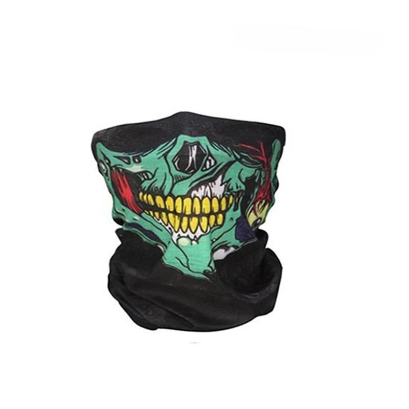 Multi-functional eight Color Skull Bandana Helmet Camping Halloween Neck Face Mask Paintball Ski Sport Headband Hiking Scarves
