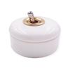 Metal Lever Toggle Light Switch Round Retro Wall Switch Vintage Toggle Switch  For Home