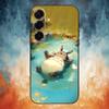 H- Anime Cute Totoroes Phone Case For Samsung Galaxy A73,A72,A71,A70,A53,A52,A51,Others Soft Black Cover