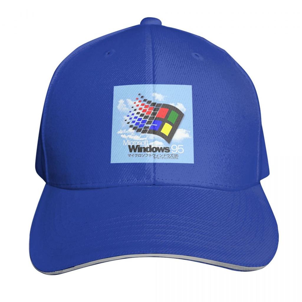 Windows 95 Geeks Nerd Kappe Mode Lässig Baseballkappen Verstellbarer Hut Hip Hop Sommer Unisex Baseballkappen