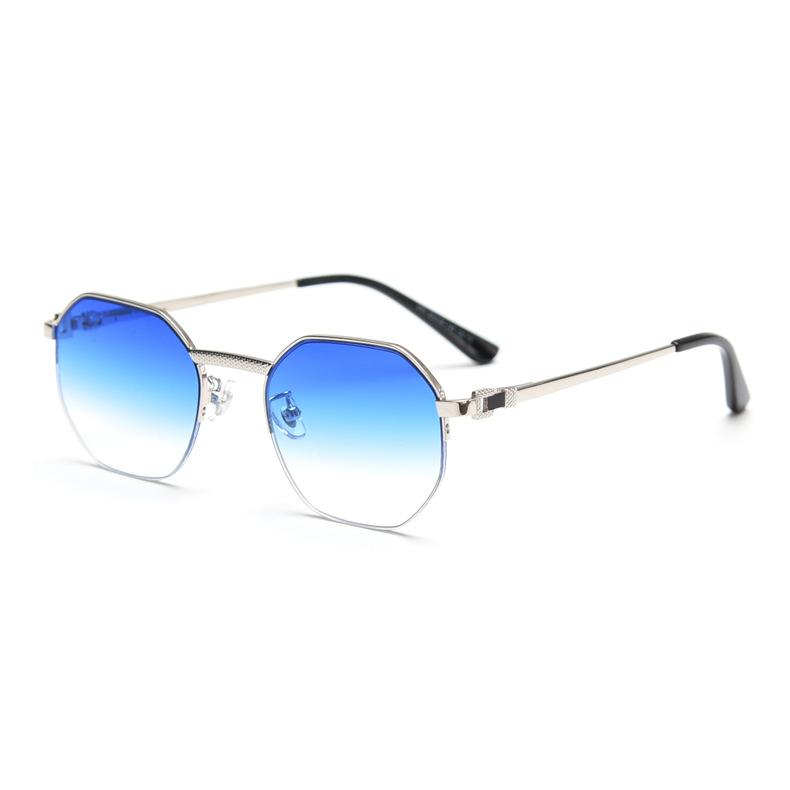 HBK 2022 Luxury Sunglasses Custom Designer Small Rectangle Sun Glasses 2022 Trendy Woman Rimless Sunglasses