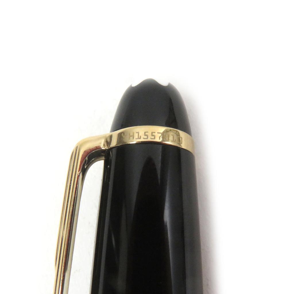 Excellent MONTBLANC Ballpoint pen Meisterstck Classic Pix Black gold Used