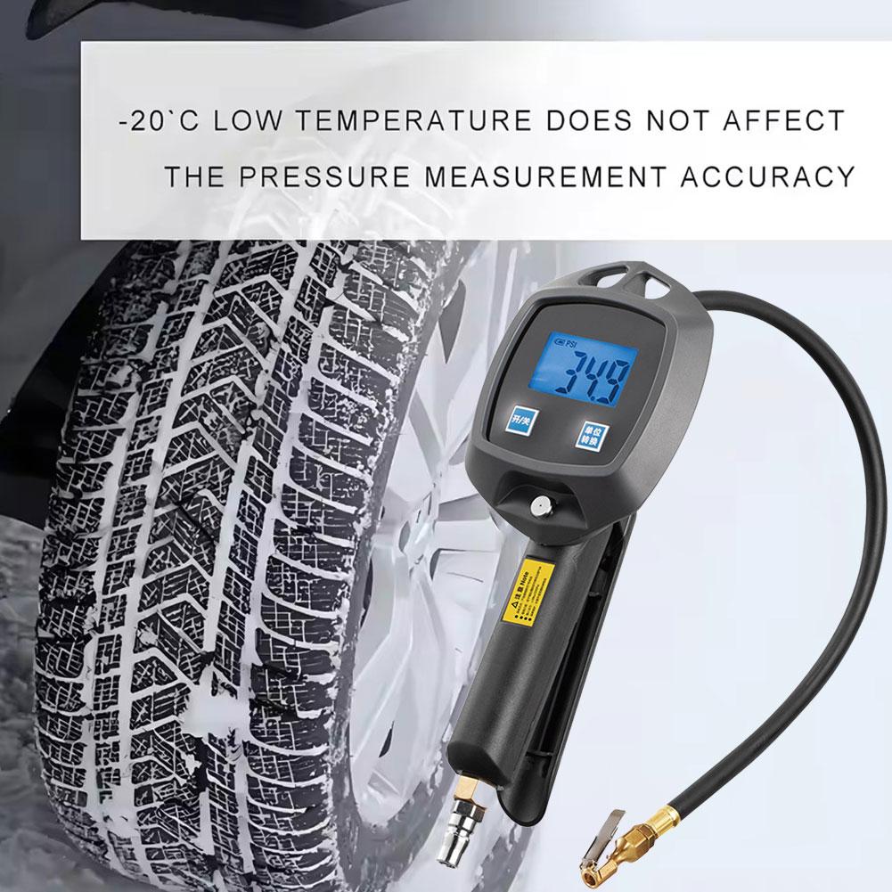 High-Precision Led Digital Display Tire Inflation Meter Universal Manometror Car Kit Gauge Pressure Digital Tire Display Ti Z2I9