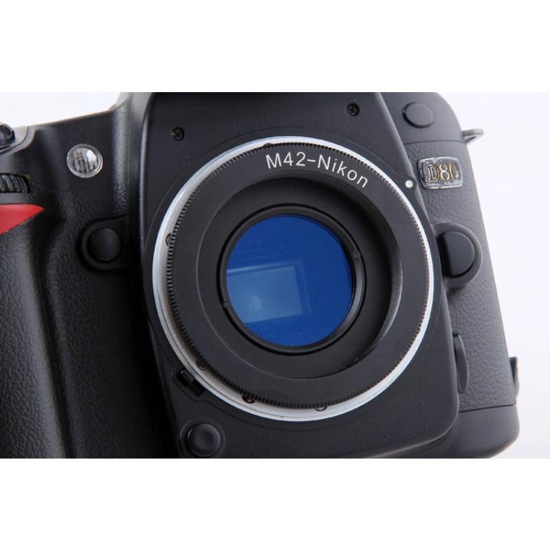 Lens Adapter Ring for M42 Lens To Nikon Mount Adapter with Infinity Focus Glass for Nikon DSLR Camera D60 D80 D90 D700 D5000