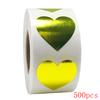Heart Red Stickers Seal Labels 50-500Pcs Labels Stickers Scrapbooking For Package And Wedding Decoration Stationery Sticker