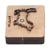 Leather Cutting Die Dog Shape Punch Cutter Craft Mould Tool 47x37mm for Paper Rubber