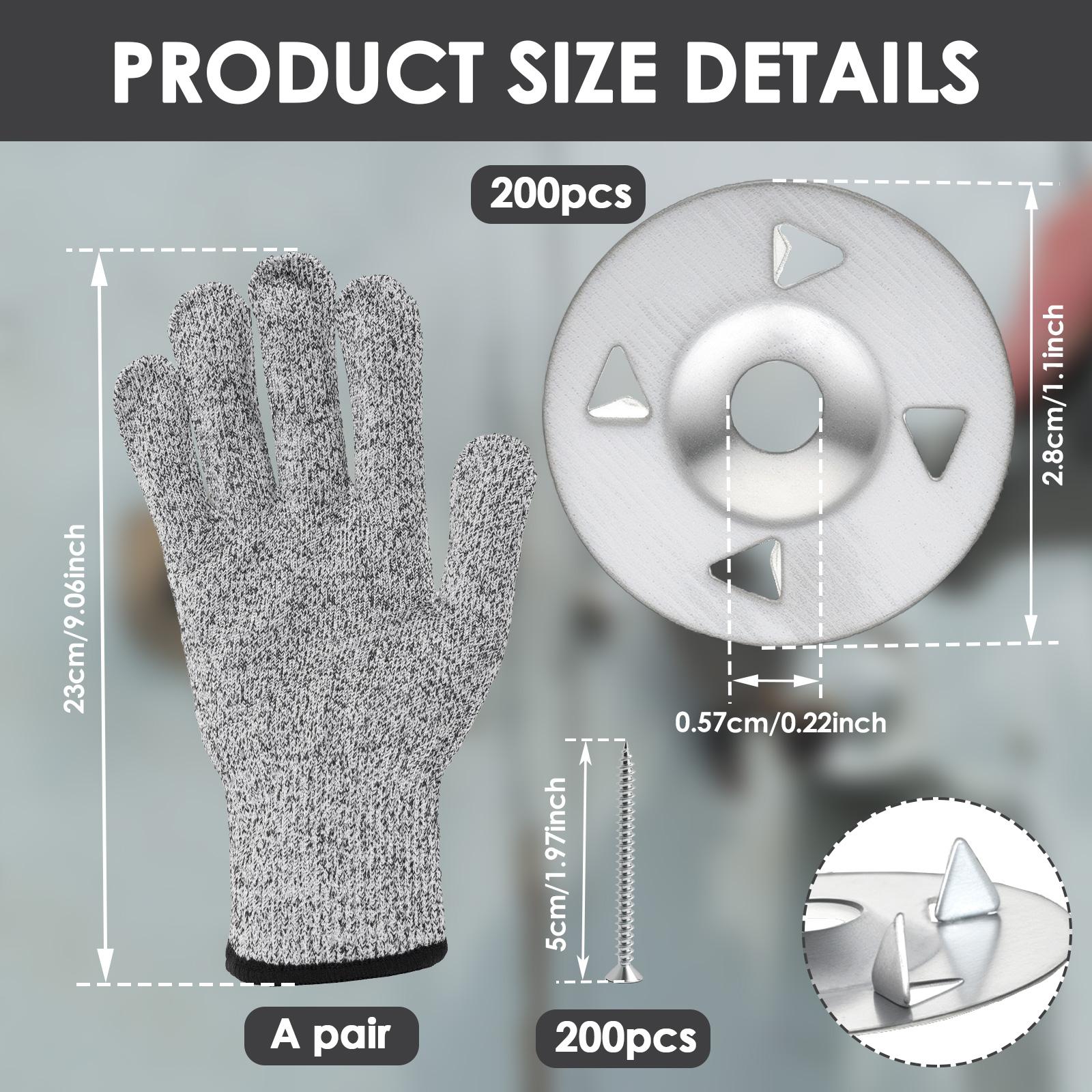 

Набор изоляционных шайб-креплений для пенопласта, 200 шт., 1,1 дюйма, крепеж для фиксации пенопласта с 200 винтами и вырезом для композитной доски