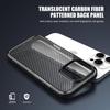 For iPhone 16 Pro Case Carbon Fiber Texture Anti-Scratch TPU+PC Back Cover