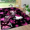 1Pc Monster High Starry Night Carpet Rug Customizable Soft Washable Antislip Home Living Room Sofa Mats Personalized Rug 091728