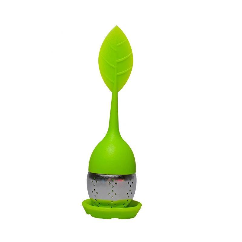 Tea Strainers Tea Infusers Teaware High Temperature Resistance Silicone Filters Scented Tea Tools Cute Leaf Teaware