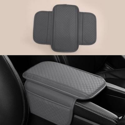 1pcs Brown Center Console Seat Armrest Cushion Box Cover Anti Scratch Protector