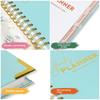 Agenda Mensile A5 2025: Calendario Inglese con Rilegatura a Spirale in Raffinata Scatola Regalo, Logo Personalizzato Disponibile