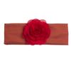 New baby headband headgear, cute children's ribbed wide-brimmed flower headscarf, baby headband.