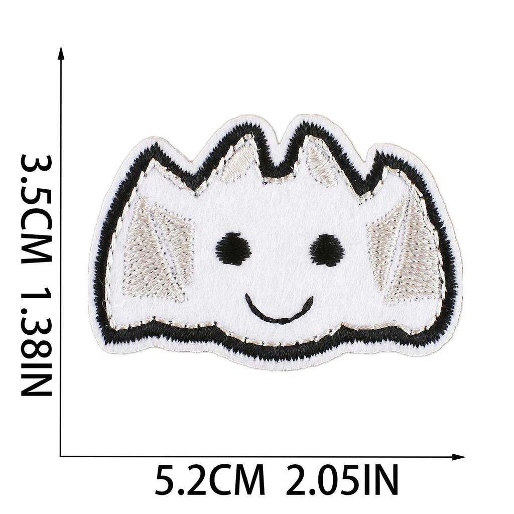Horror Tree Demon Embroidery Cloth Sticker Mummy Patch Sticker Computer Embroidery Chapter Ghost Embroidery Sticker Cartoon Haunted House Patch