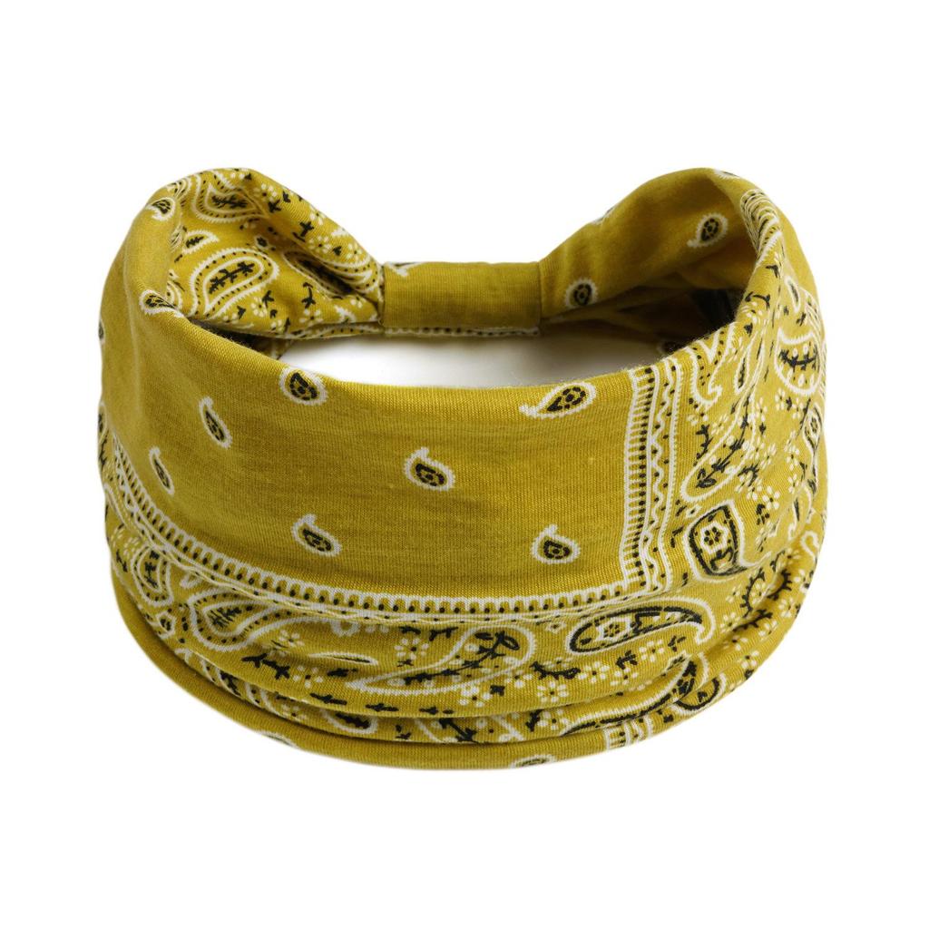 Bohemian Retro Cashew Wide Yoga Headband Hair Accessory