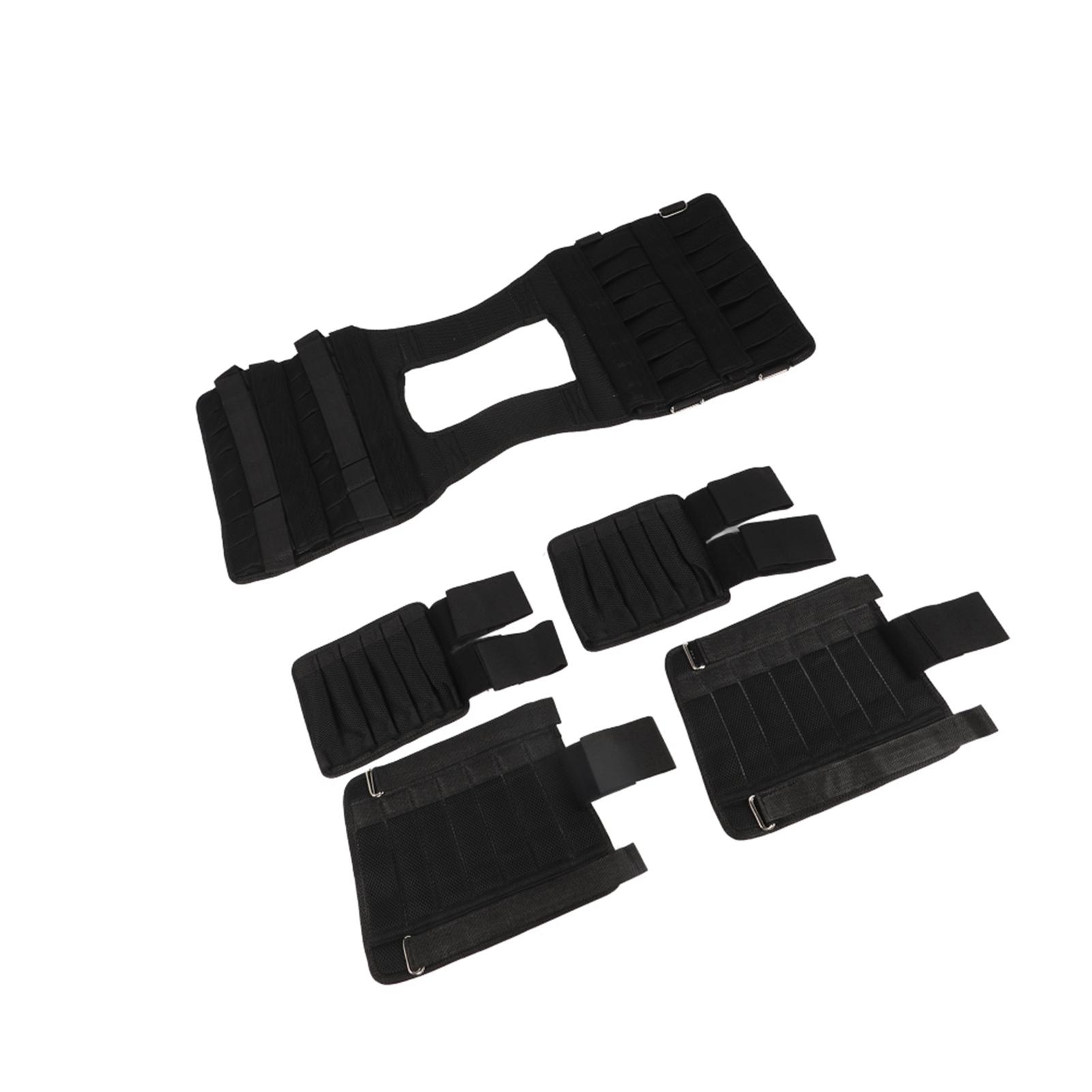 

Максимальная загрузка 15 кг 35 кг Регулируемый жилет с весом для упражнений Вес Загрузочная ткань Силовая тренировка с 6 кг весом для ног 5 кг 35kg