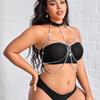 Frauen Sexy Käfig Brustkette Dessous Bdms Bondage Bikini Bauch Taille Mit Korsettkette Fetisch Kleidung Gothic Exotische Accessoires