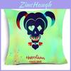 Luxuosa Fronha de Poliéster Harley Quinn Joker de 18'' Para Decoração de Casa Suprema