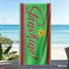 Sandless Microfiber Beach Towel Oversized Sunshine Slogan Quick Dry Large Bath Sheet Giant Swim Towel XL Travel Mat Pool Blanket
