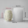 3D Buddhas Candle Mold Handmade Soap Resin Mould DIY Cake Chocolate Silicone Mold