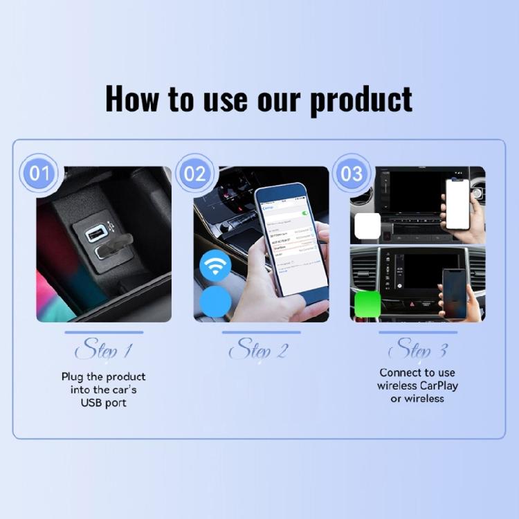 Wireless Adapter for Smartphones Stable Fast Connectings for Convert Wired to Wireless Dongle