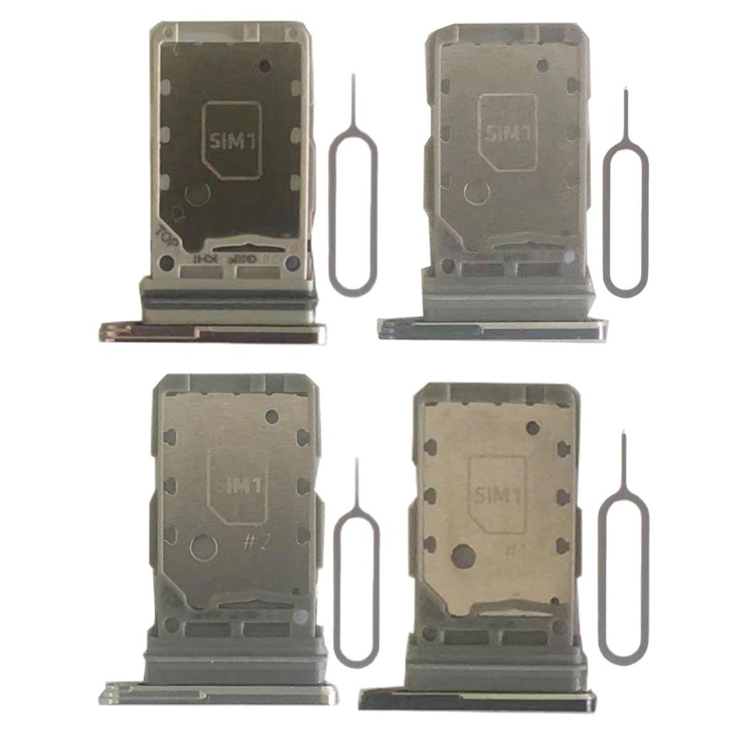 Dual Sim Card Tray Holder Replacement for Samsung S21 5G Sim Tray