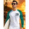 Herren Langarm-T-Shirt mit 3D-Streifendruck, bequem, atmungsaktiv und vielseitiges Herren-Oberteil