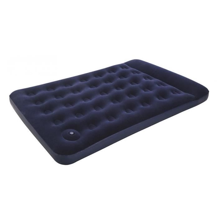 Matelas Gonflable Camping - BESTWAY - 67225 - 2 Places - 1,91m X 1,37m X 22cm - Avec Pompe À Pied Intégrée