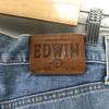 Made In Japan EDWIN No.403 Denim Pants W33 Men Blue Inseam 77cm(USED)