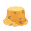 Basin hat female summer street double-sided butterfly bucket hat outdoor sun hat small fresh sunscreen bucket hat tide