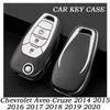 New TPU Leather 3 Button Car Key Case Cover For Chevrolet Aveo Cruze 2014 2015 2016 2017 2018 2019 2020 Remote Case Protect