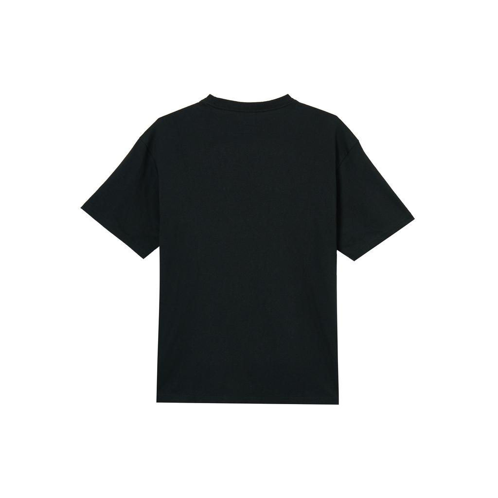 Nike Camiseta de Gola Redonda Solta de Manga Curta com Logotipo Bordado Masculina Tops Preto FV0376-010